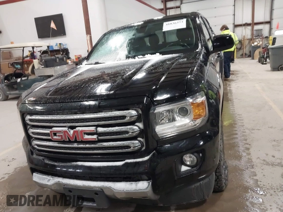 2016 GMC Canyon 4WD SLE with VIN 1GTG6CE30G1365705, listed as a IAAI auction lot 41836373 with 146,111 mi miles and . Bid and sale history available at carsss.com. Image 12.