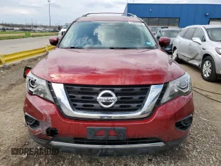 2018 Nissan Pathfinder SL z VIN 5N1DR2MM3JC615489, wystawiony jako Copart lot #54064775 z przebiegiem 71 729 mil mil oraz Szkoda całkowita • Salvage title. Historia ofert i sprzedaży dostępna na DreamBid. Obrazek 5.