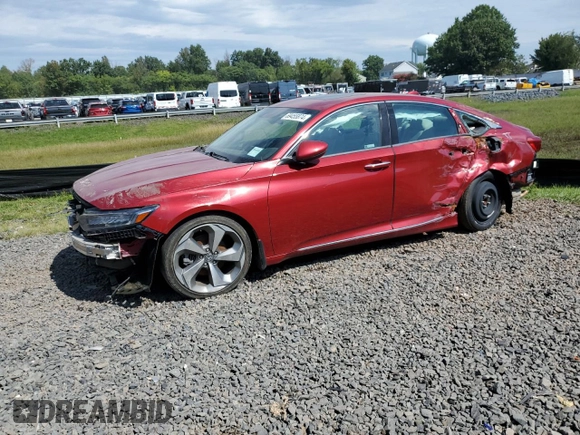 2018 Honda Accord Touring with VIN 1HGCV2F98JA012443, listed as a Copart auction lot 69455874 with 88,314 mi miles and Salvage title. Bid and sale history available at DreamBid. Image 1.
