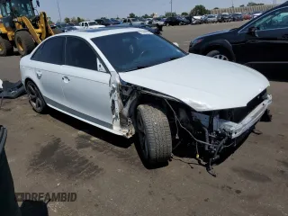 2014 Audi S4 Premium Plus with VIN WAUBGAFL6EA071441, listed as a Copart auction lot 65486104 with 105,621 mi miles and Salvage Title. Bid and sale history available at carsss.com. Image 4.