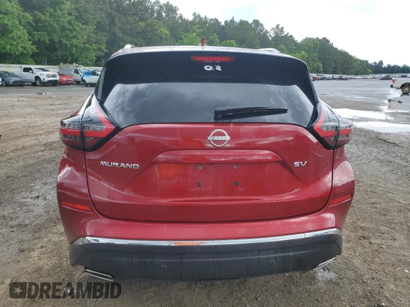 2023 Nissan Murano SV z VIN 5N1AZ2BJ5PC101132, wystawiony jako Copart lot #55592345 z przebiegiem 56 787 mil mil oraz Szkoda całkowita • Salvage title. Historia ofert i sprzedaży dostępna na DreamBid. Obrazek 6.