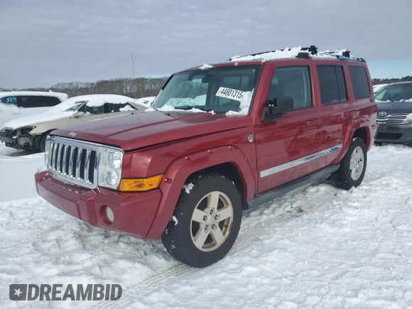 2006 Jeep Commander Limited with VIN 1J8HG58N86C337575, listed as a Copart auction lot 44601315 with 142,922 mi miles and Clean title. Bid and sale history available at DreamBid. Image 1.