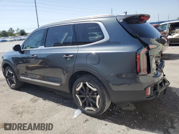 2024 Kia Telluride EX with VIN 5XYP34GC1RG552451, listed as a Copart auction lot 56739845 with 9,103 mi miles and Salvage title. Bid and sale history available at DreamBid. Image 2.