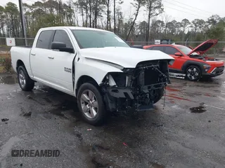 2018 Ram 1500 Big Horn with VIN 1C6RR7LG0JS134793, listed as a IAAI auction lot 41317649 with 106,237 mi miles. Bid and sale history available at carsss.com. Image 1.