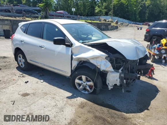 2012 Nissan Rogue S with VIN JN8AS5MV6CW378492, listed as a Copart auction lot 61191315 with 131,713 mi miles and Salvage title. Bid and sale history available at DreamBid. Image 4.