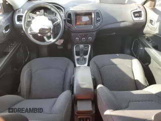 2017 Jeep Compass Sport with VIN 3C4NJCAB3HT690720, listed as a Copart auction lot 88251275 with 84,292 mi miles and Salvage Title. Bid and sale history available at carsss.com. Image 8.