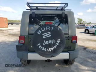 2008 Jeep Wrangler Unlimited Sahara with VIN 1J4GA59198L566019, listed as a Copart auction lot 53975965 with 184,612 mi miles and Salvage Title. Bid and sale history available at carsss.com. Image 6.