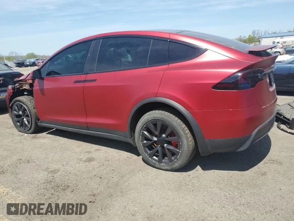 2023 Tesla Model X Plaid with VIN 7SAXCBE66PF427020, listed as a Copart auction lot 53890405 with 30,575 mi miles and Salvage Title. Bid and sale history available at DreamBid. Image 2.