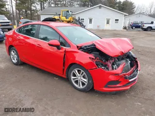 2017 Chevrolet Cruze LT with VIN 1G1BE5SM1H7123440, listed as a IAAI auction lot 41589800 with 111,561 mi miles. Bid and sale history available at carsss.com. Image 1.