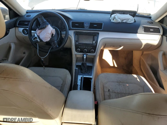 2012 Volkswagen Passat SE with VIN 1VWBH7A30CC067572, listed as a Copart auction lot 87018124 with 191,468 mi miles and Salvage Title. Bid and sale history available at carsss.com. Image 8.