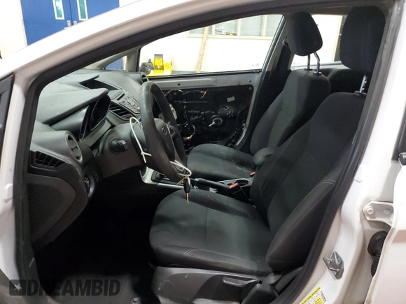 2017 Ford Fiesta SE with VIN 3FADP4EJ4HM163531, listed as a Copart auction lot 45117985 with 87,412 mi miles and Salvage Title. Bid and sale history available at carsss.com. Image 7.