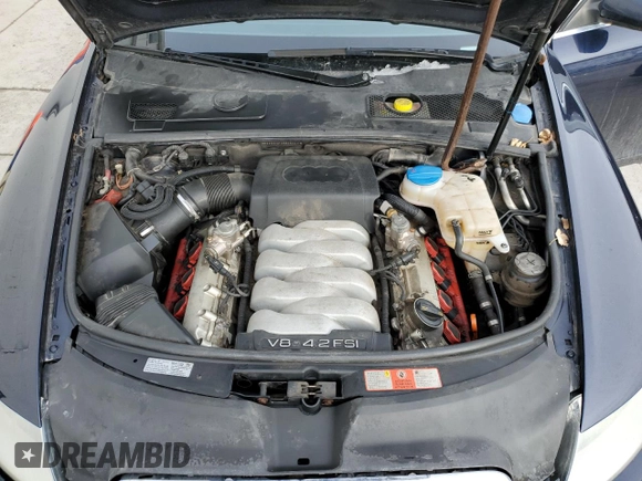 2008 Audi A6 with VIN WAUDV74F68N157537, listed as a Copart auction lot 45483575 with 126,194 mi miles and Salvage Title. Bid and sale history available at carsss.com. Image 11.