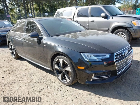 2017 Audi A4 Premium Plus with VIN WAUENAF42HN019863, listed as a IAAI auction lot 42046853 with 112,667 mi miles. Bid and sale history available at carsss.com. Image 1.