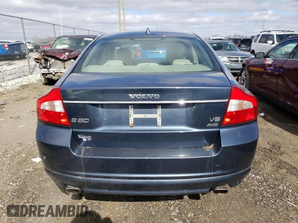 2007 Volvo S80 V8 with VIN YV1AH852X71026271, listed as a Copart auction lot 46933095 with 161,484 mi miles and Salvage Title. Bid and sale history available at carsss.com. Image 6.