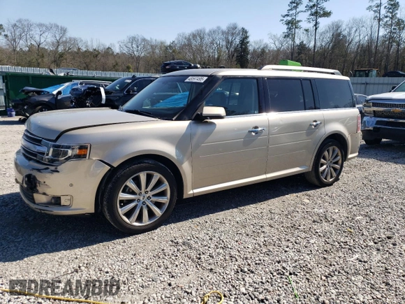 2017 Ford Flex Limited z VIN 2FMGK5D89HBA09033, wystawiony jako Copart lot #48597495 z przebiegiem 142 567 mil mil oraz Szkoda całkowita • Salvage title. Historia ofert i sprzedaży dostępna na DreamBid. Obrazek 1.