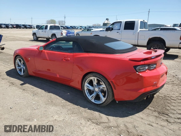 2019 Chevrolet Camaro 2SS z VIN 1G1FH3D7XK0126969, wystawiony jako Copart lot #55491575 z przebiegiem 9 156 mil mil oraz Szkoda całkowita • Salvage title. Historia ofert i sprzedaży dostępna na DreamBid. Obrazek 2.