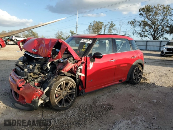 2015 MINI Countryman John Cooper Works with VIN WMWXD1C55FWS34816, listed as a Copart auction lot 76278774 with Not Provided miles and Salvage Title. Bid and sale history available at DreamBid. Image 1.