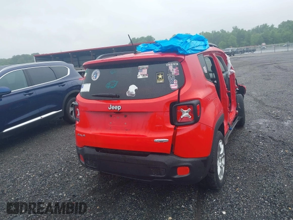 2017 Jeep Renegade Latitude z VIN ZACCJBBB5HPF98077, wystawiony jako IAAI lot #42323925 z przebiegiem 78 893 mil mil oraz . Historia ofert i sprzedaży dostępna na DreamBid. Obrazek 16.