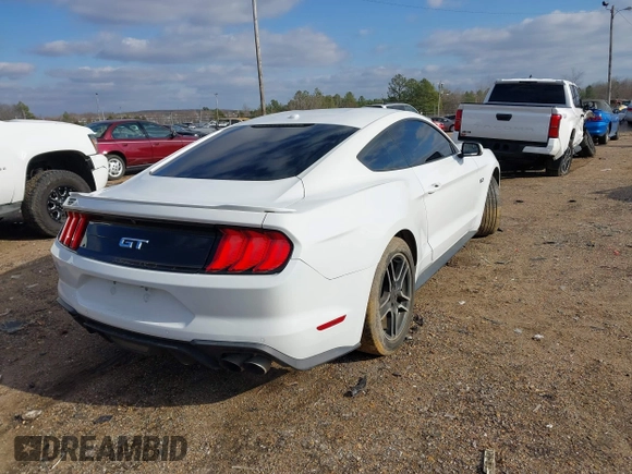 2020 Ford Mustang GT with VIN 1FA6P8CF0L5112346, listed as a IAAI auction lot 41571155 with 67,763 mi miles and . Bid and sale history available at DreamBid. Image 4.