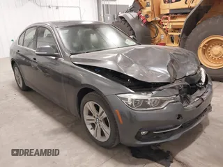 2018 BMW 3 Series 330i xDrive with VIN WBA8D9G59JNU68145, listed as a IAAI auction lot 41079634 with 48,872 mi miles. Bid and sale history available at carsss.com. Image 1.