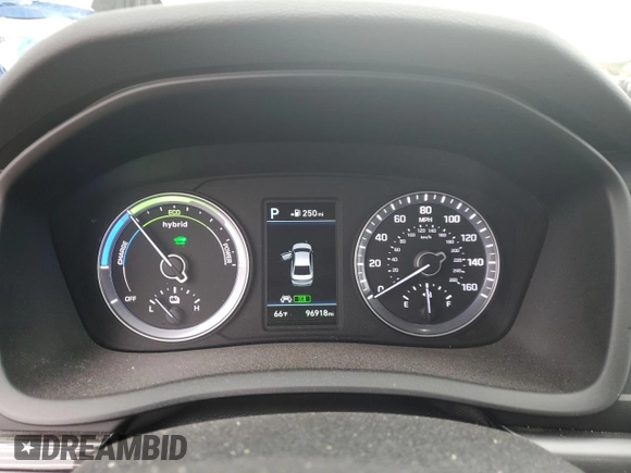 2018 Hyundai Sonata Hybrid Limited with VIN KMHE34L31JA078496, listed as a Copart auction lot 53754194 with 96,918 mi miles and Salvage Title. Bid and sale history available at carsss.com. Image 9.
