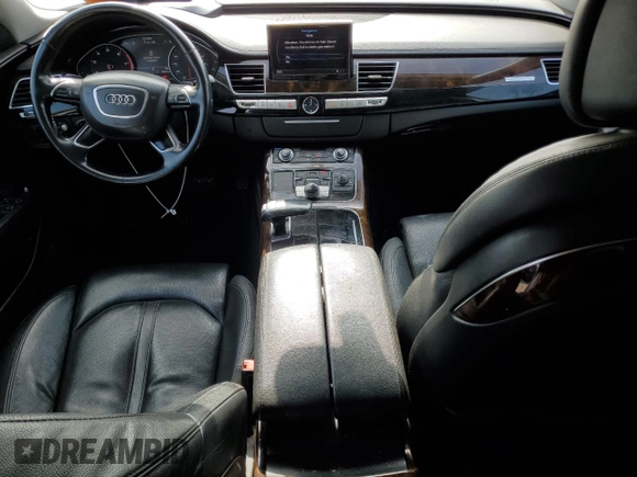 2017 Audi A8 with VIN WAU44AFD4HN014064, listed as a Copart auction lot 62373585 with 82,341 mi miles and Clean title. Bid and sale history available at DreamBid. Image 8.