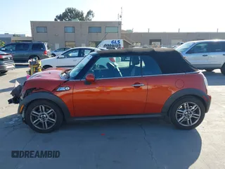 2012 MINI Convertible with VIN WMWZN3C54CT134124, listed as a IAAI auction lot 42313148 with 119,963 mi miles and . Bid and sale history available at DreamBid. Image 15.
