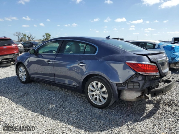 2013 Buick LaCrosse with VIN 1G4GA5ER6DF255587, listed as a Copart auction lot 51775185 with 57,572 mi miles and Salvage Title. Bid and sale history available at carsss.com. Image 2.