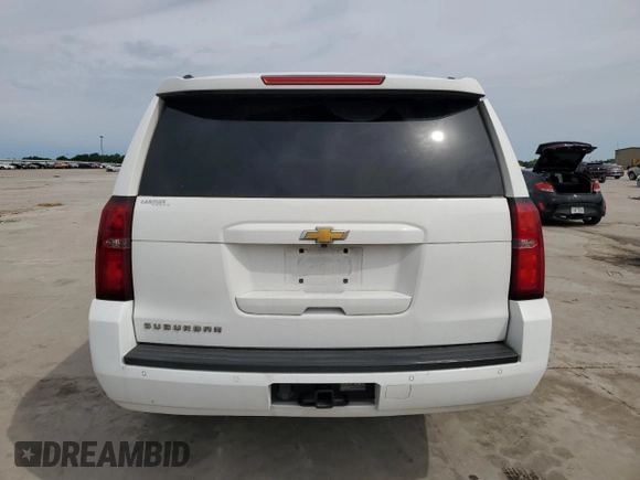 2015 Chevrolet Suburban LT with VIN 1GNSCJKCXFR278235, listed as a Copart auction lot 53805964 with 188,888 mi miles and Salvage Title. Bid and sale history available at DreamBid. Image 6.