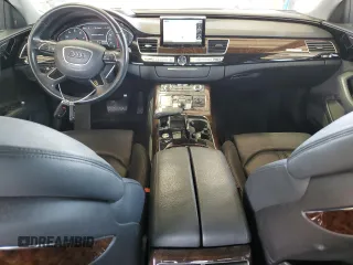 2015 Audi A8 3.0T z VIN WAU3GAFD8FN001253, wystawiony jako Copart lot #48946195 z przebiegiem 113 108 mil mil oraz Czysty tytuł • Clean title. Historia ofert i sprzedaży dostępna na DreamBid. Obrazek 8.