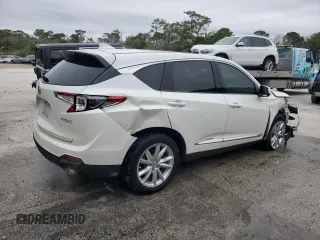 2019 Acura RDX with VIN 5J8TC1H3XKL022552, listed as a Copart auction lot 42450225 with 53,336 mi miles and Salvage Title. Bid and sale history available at carsss.com. Image 3.