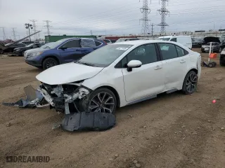 2021 Toyota Corolla SE with VIN 5YFS4MCE6MP060663, listed as a Copart auction lot 44271495 with 56,768 mi miles and Salvage Title. Bid and sale history available at carsss.com. Image 1.
