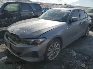 2023 BMW 3 Series 330i xDrive with VIN 3MW89FF0XP8D75507, listed as a Copart auction lot 43062285 with 34,396 mi miles and Salvage Title. Bid and sale history available at carsss.com. Image 1.