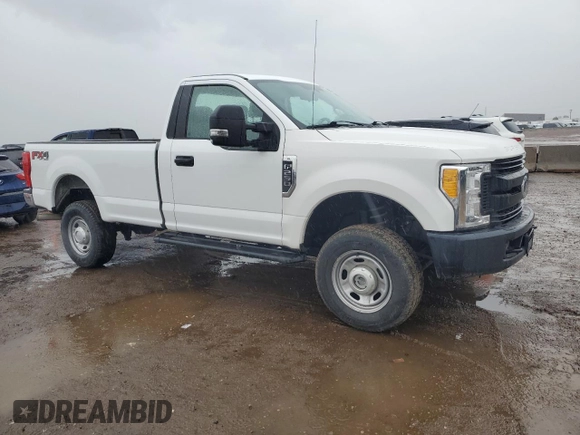 2017 Ford F-250 XL with VIN 1FDBF2B67HEB80026, listed as a Copart auction lot 55969905 with 88,917 mi miles and Salvage title. Bid and sale history available at DreamBid. Image 4.