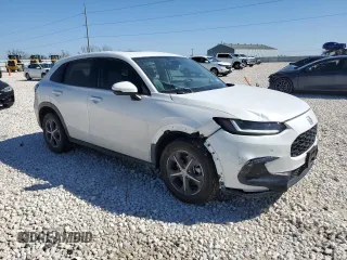 2025 Honda HR-V EX-L z VIN 3CZRZ1H77SM730034, wystawiony jako Copart lot #46730005 z przebiegiem 2644 mil mil oraz Szkody całkowita. Historia ofert i sprzedaży dostępna na DreamBid. Obrazek 4.