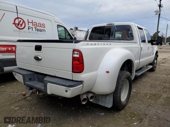 2015 Ford F-350 Lariat z VIN 1FT8W3DT5FEC62650, wystawiony jako Copart lot #87615005 z przebiegiem 177 542 mil mil oraz Szkoda całkowita • Salvage title. Historia ofert i sprzedaży dostępna na DreamBid. Obrazek 3.