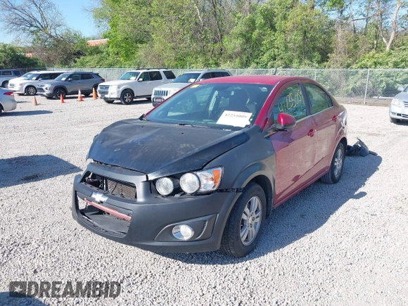 2013 Chevrolet Sonic LT with VIN 1G1JC5SH3D4256507, listed as a IAAI auction lot 42235009 with 117,804 mi miles and . Bid and sale history available at DreamBid. Image 2.