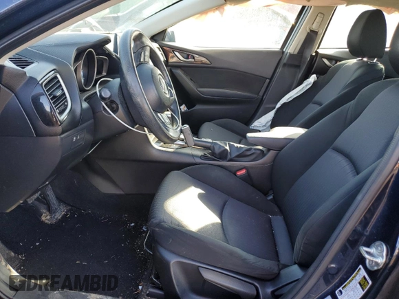 2016 Mazda 3 i Sport with VIN JM1BM1J72G1331827, listed as a Copart auction lot 47018765 with 72,116 mi miles and Salvage Title. Bid and sale history available at DreamBid. Image 7.