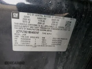 2011 GMC Terrain SLE-2 z VIN 2CTFLTEC1B6469747, wystawiony jako Copart lot #51975725 z przebiegiem 179 073 mil mil oraz Szkoda całkowita • Salvage title. Historia ofert i sprzedaży dostępna na DreamBid. Obrazek 12.