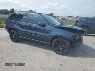 2005 BMW X5 3.0i with VIN 5UXFA13515LY21536, listed as a Copart auction lot 72695614 with 201,907 mi miles and Non Repairable. Bid and sale history available at carsss.com. Image 4.