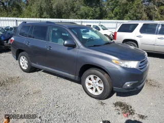 2013 Toyota Highlander with VIN 5TDZK3EH0DS110776, listed as a Copart auction lot 83633904 with 42,951 mi miles and Salvage Title. Bid and sale history available at carsss.com. Image 4.