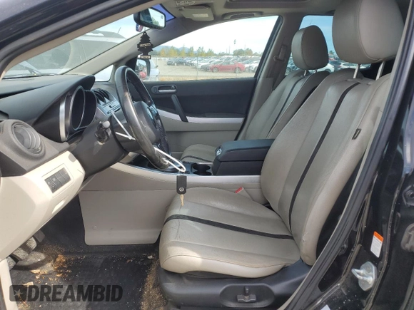 2007 Mazda CX-7 Sport with VIN JM3ER29L470125301, listed as a Copart auction lot 71650334 with 167,685 mi miles and Salvage Title. Bid and sale history available at carsss.com. Image 7.
