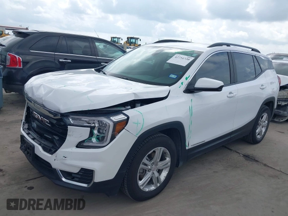2022 GMC Terrain SLE z VIN 3GKALMEV7NL301774, wystawiony jako IAAI lot #42734720 z przebiegiem 48 012 mil mil oraz . Historia ofert i sprzedaży dostępna na DreamBid. Obrazek 20.