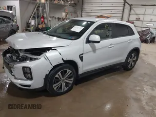 2022 Mitsubishi Outlander Sport ES with VIN JA4ARUAU6NU017446, listed as a IAAI auction lot 41711393 with 42,940 mi miles. Bid and sale history available at carsss.com. Image 2.