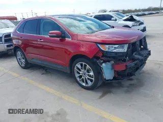 2016 Ford Edge Titanium with VIN 2FMPK3K8XGBC31067, listed as a IAAI auction lot 41709601 with 88,319 mi miles. Bid and sale history available at carsss.com. Image 1.
