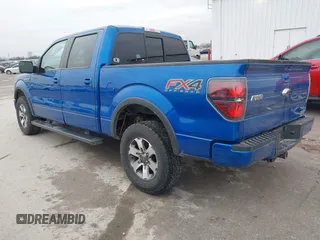 2013 Ford F-150 XL with VIN 1FTFW1EF6DKD21272, listed as a IAAI auction lot 41509919 with 95,442 mi miles. Bid and sale history available at carsss.com. Image 3.