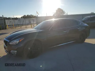 2017 Infiniti Q70 3.7 with VIN JN1BY1PP7HM170535, listed as a Copart auction lot 45612115 with 135,695 mi miles and Salvage Title. Bid and sale history available at DreamBid. Image 1.