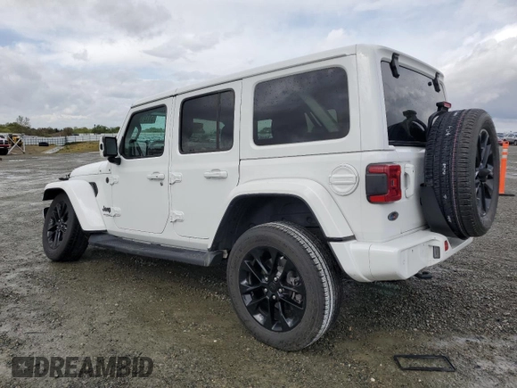 2021 Jeep Wrangler Unlimited Sahara with VIN 1C4HJXEG1MW504154, listed as a Copart auction lot 51131825 with 29,146 mi miles and Salvage title. Bid and sale history available at DreamBid. Image 2.