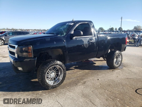 2007 Chevrolet Silverado 1500 1LT with VIN 1GCEK14007Z568223, listed as a Copart auction lot 79881904 with Not Provided miles and Salvage Title. Bid and sale history available at DreamBid. Image 1.