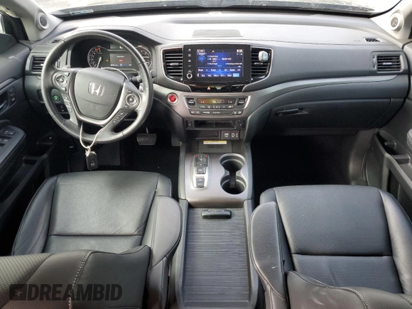 2022 Honda Ridgeline RTL-E with VIN 5FPYK3F79NB013946, listed as a Copart auction lot 55568745 with 21,541 mi miles and Salvage title. Bid and sale history available at DreamBid. Image 8.